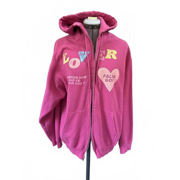 Taylor Swift Pink Lover Hoodie with Graphic Print Size M - Picture 1 of 10